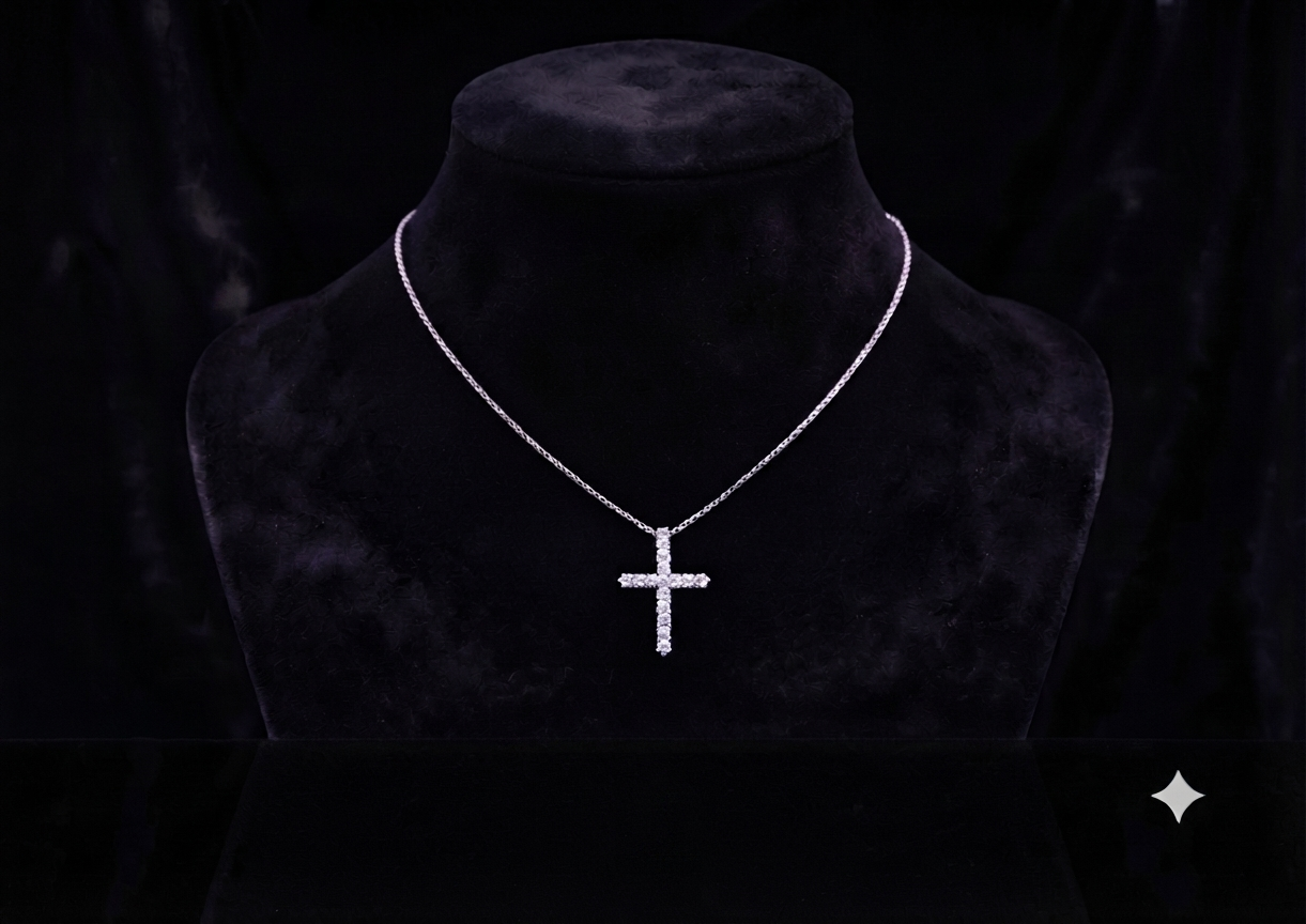 Diamond Cross Pendant