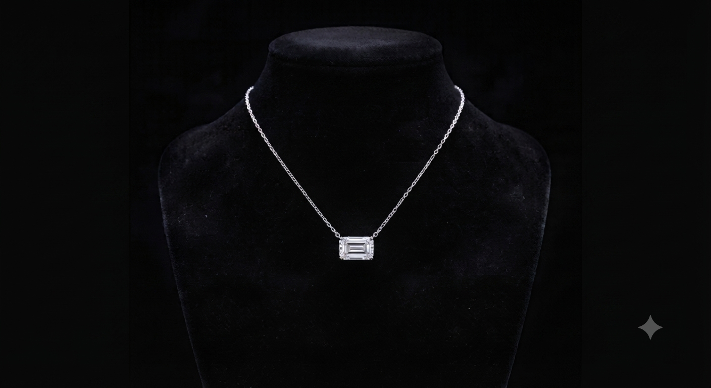 Emerald Cut Pendant