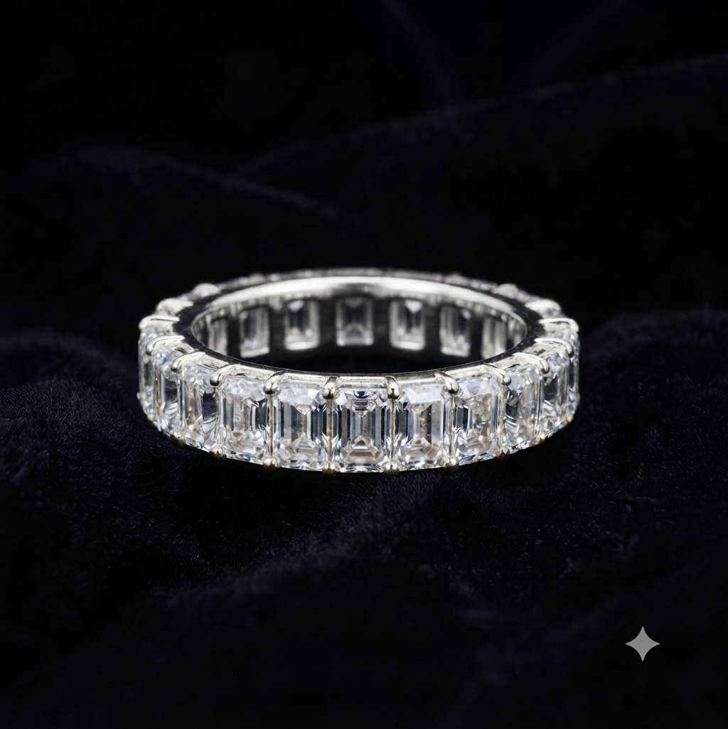 Emerald Eternity Band